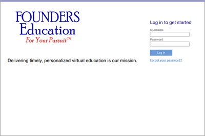 student login for Founders Education